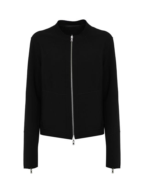 Giacca Napa in pelle reversibile nero LEATHER AUTHORITY | NAPA20